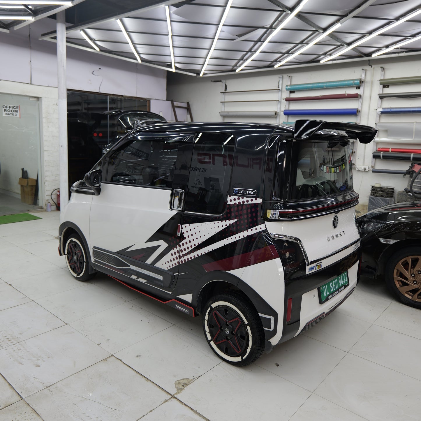 Motorik METAL BUMPER PROTECTORS | Fit For MG Comet | 5Pcs Red ( Front + Sides )