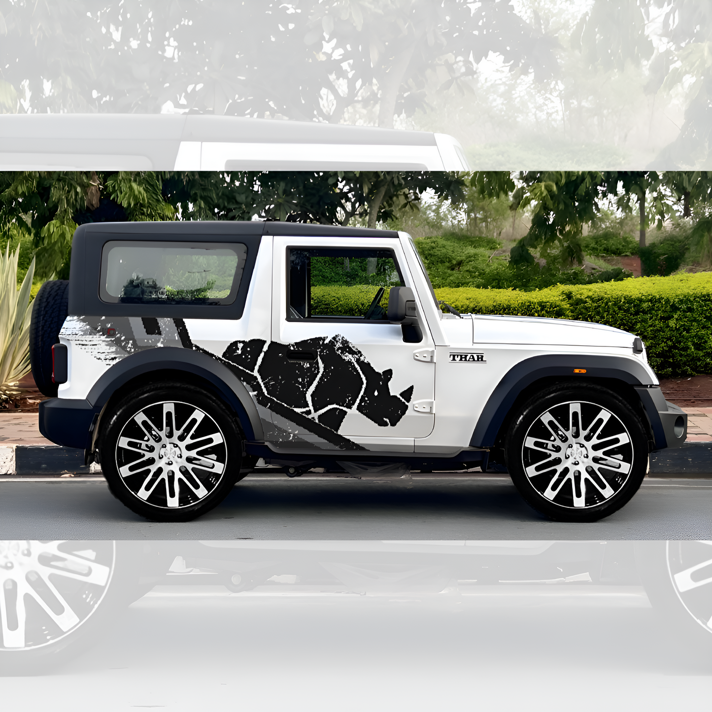 Motorik Rhino Power SUV/XUV Car Side Graphics (Both Sides)