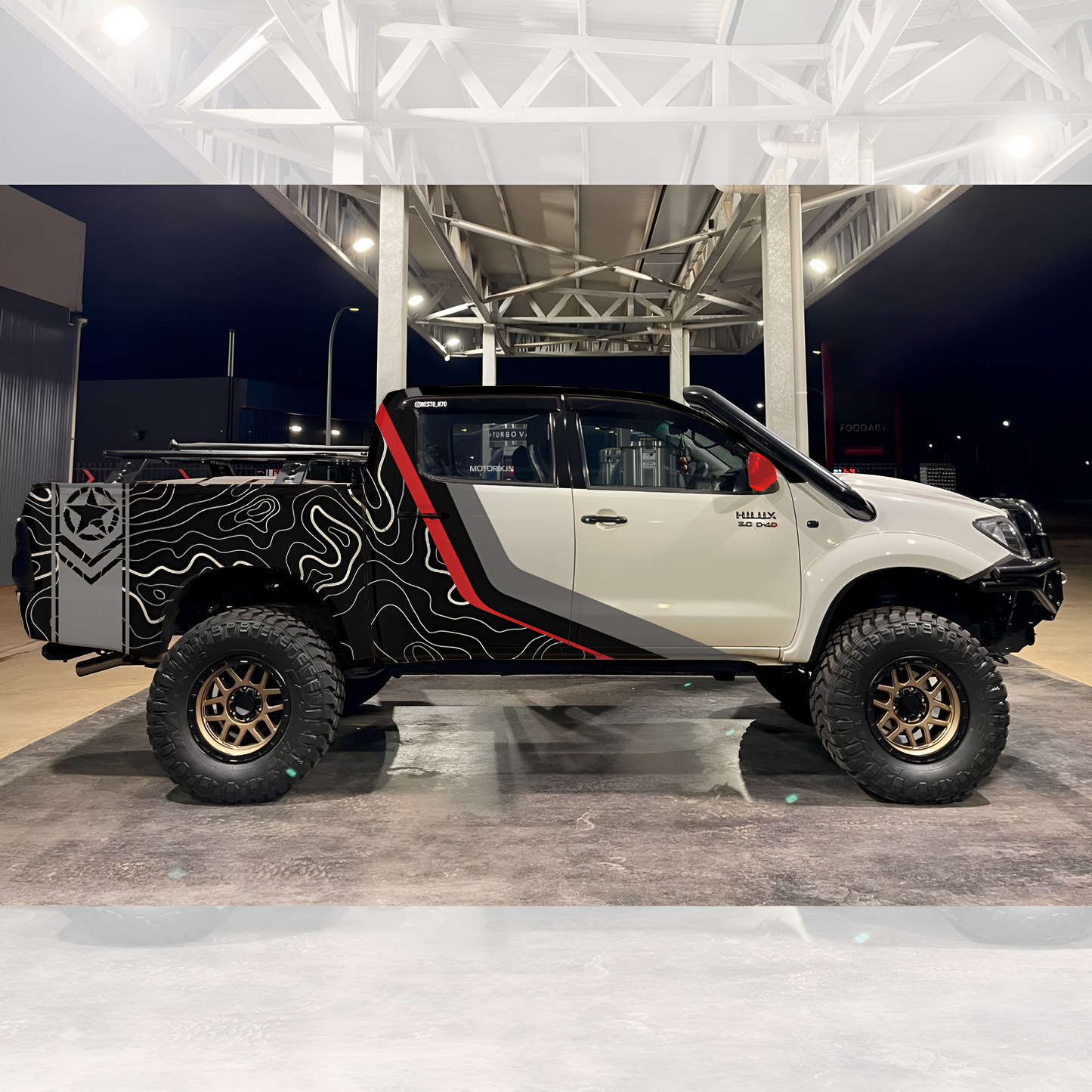 Motorik Tropical Theme Graphics For SUV/XUV (Both Sides)