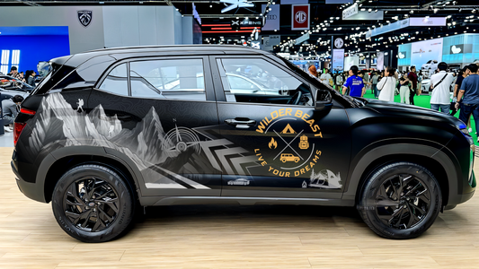 Mountain-Theme Side Car Graphics for All Car (both side)