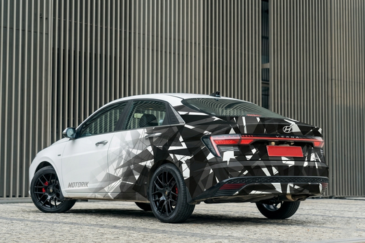 Gray Shades Crystal Sides & Rear Car Graphics for All Cars (Both Sides and Rear)