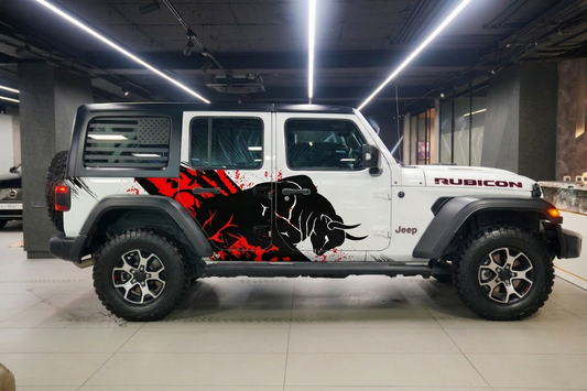 Motorik Bull SUV/XUV Car Side Graphics (Both Sides)