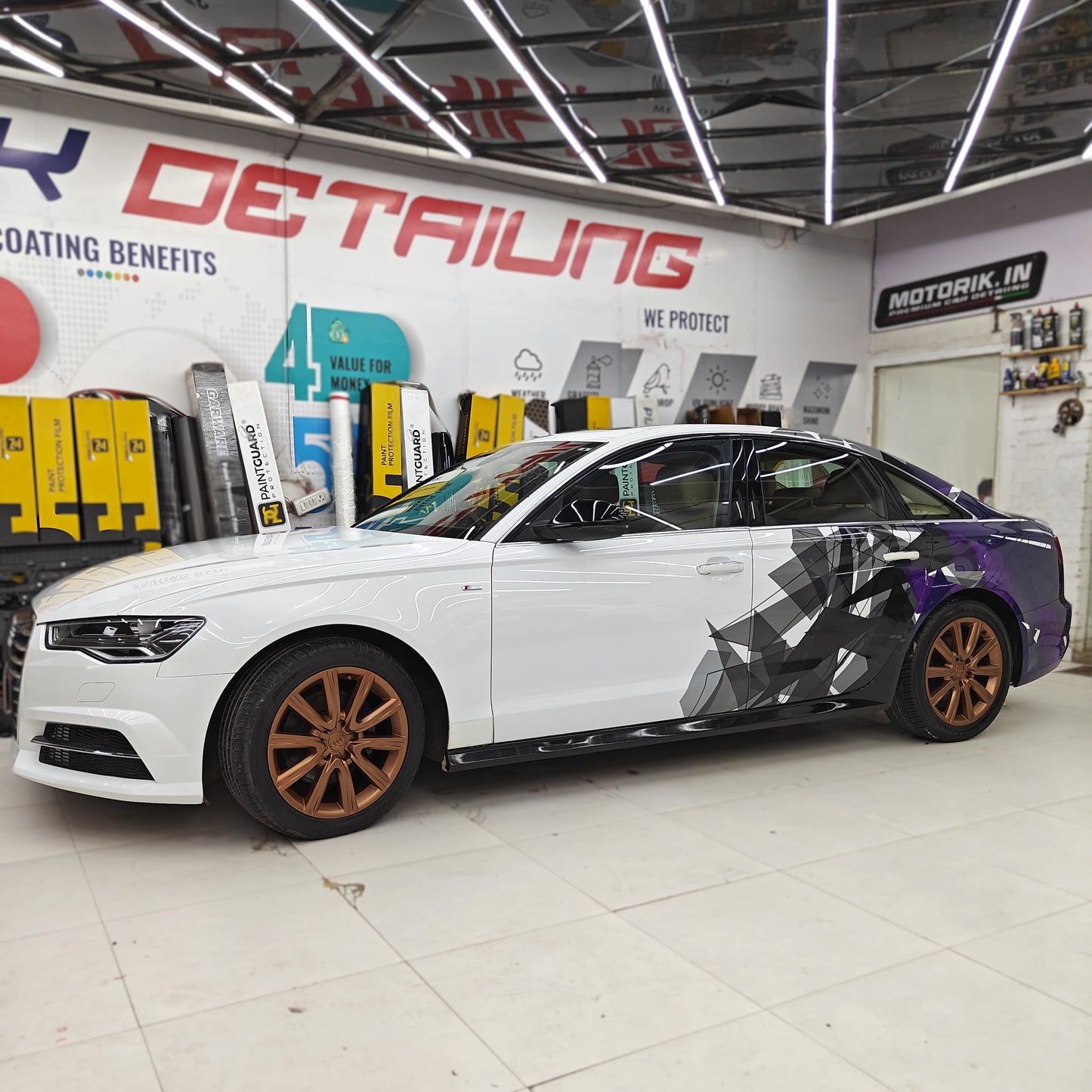 motorik Side & Rear Crystal Graphics For All Cars (Both Side and Rear)