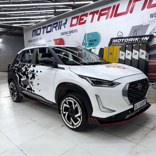 Motorik Particle Big Distortion Car Side Graphics Compatible for all cars ( Both sides )