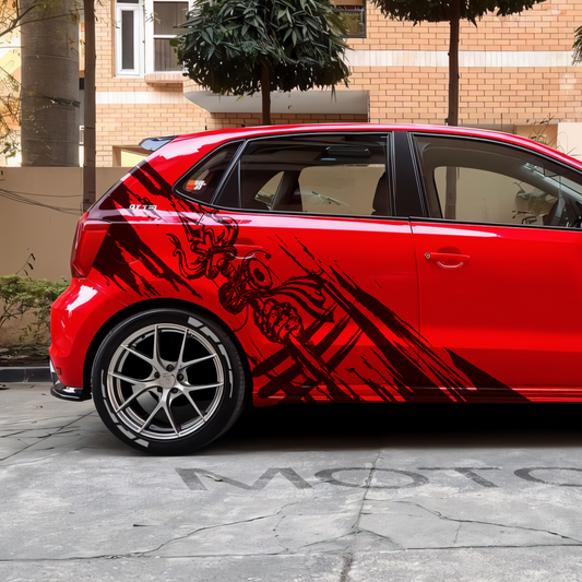 Tirsul-Lord Shiv Sides-Side Car Graphics for All Cars (Both Sides)