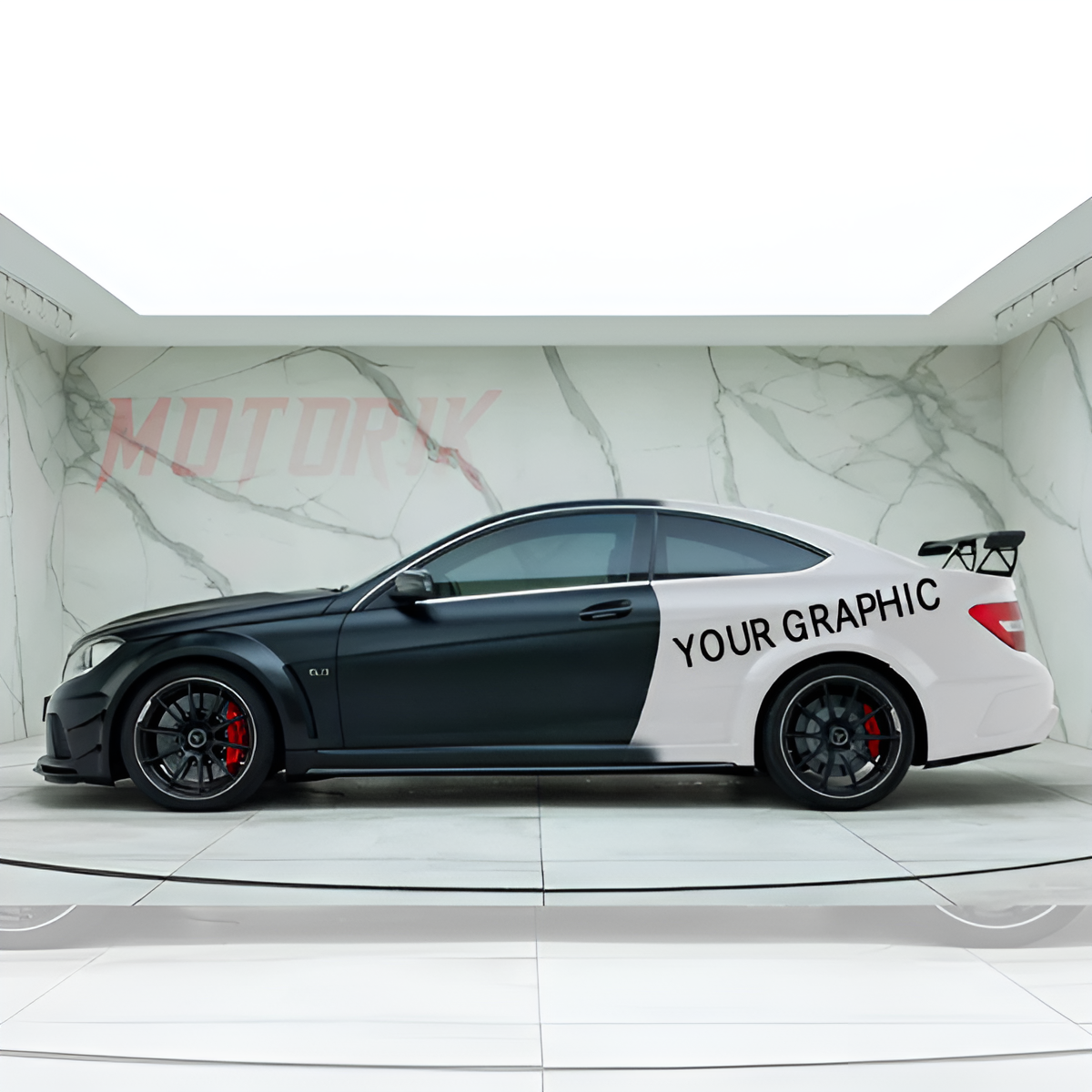 Design Your Own Side and rare Car Graphics (Both Sides)