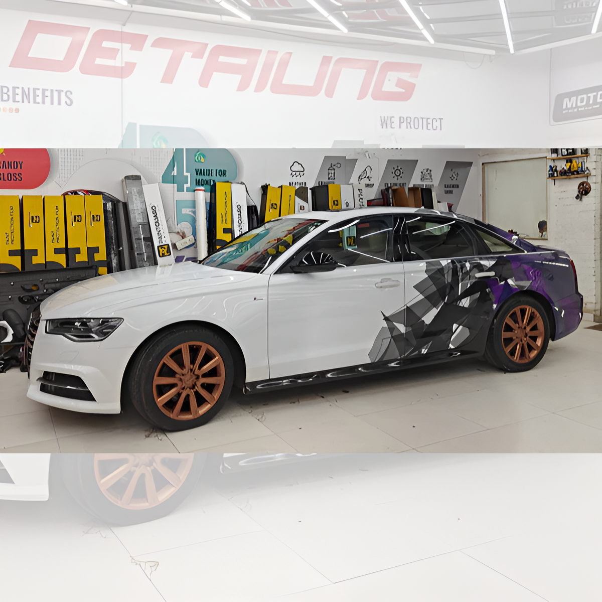 motorik Side & Rear Crystal Graphics For All Cars (Both Side)