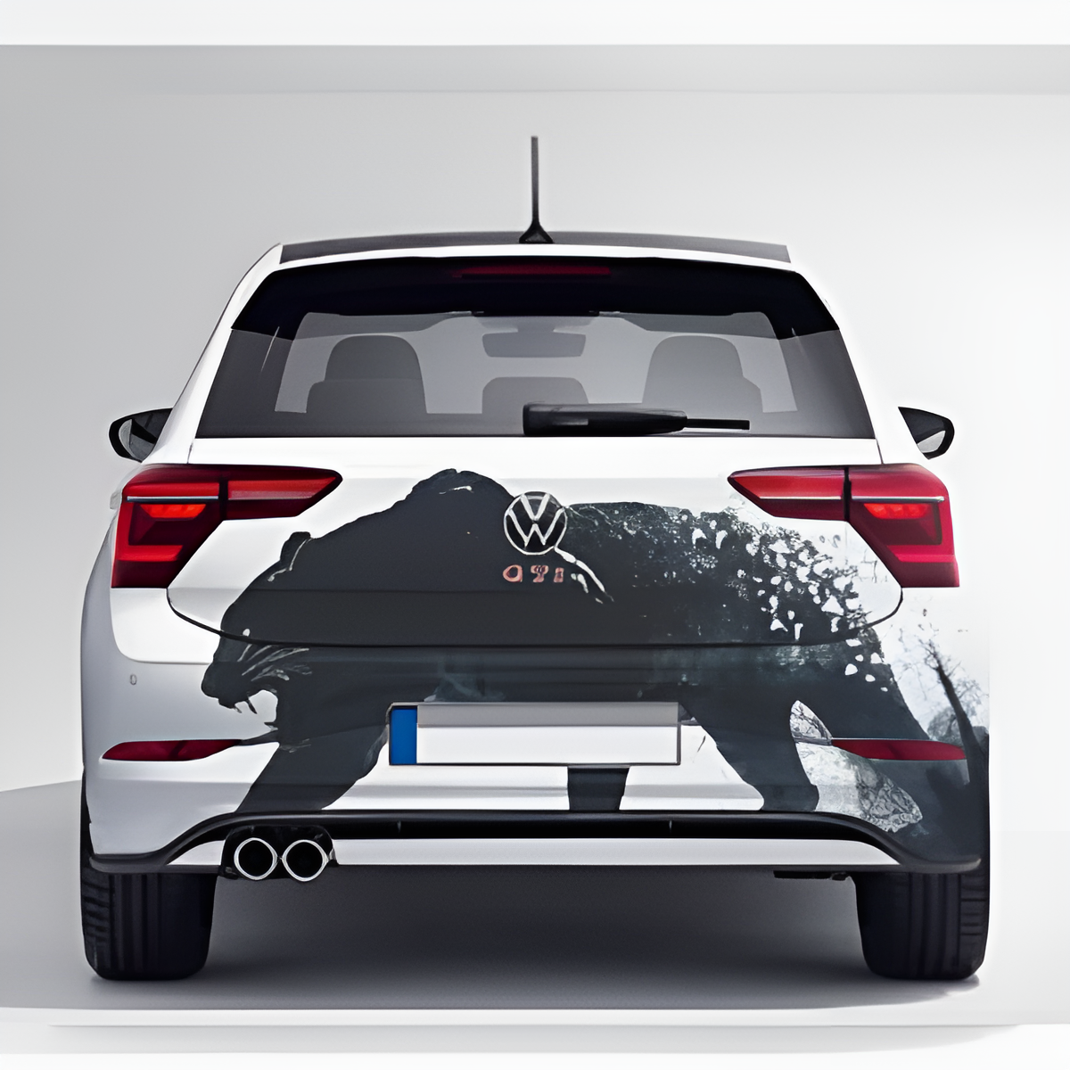 MOTORIK Panther Pounce Car Rear Diggi Decal