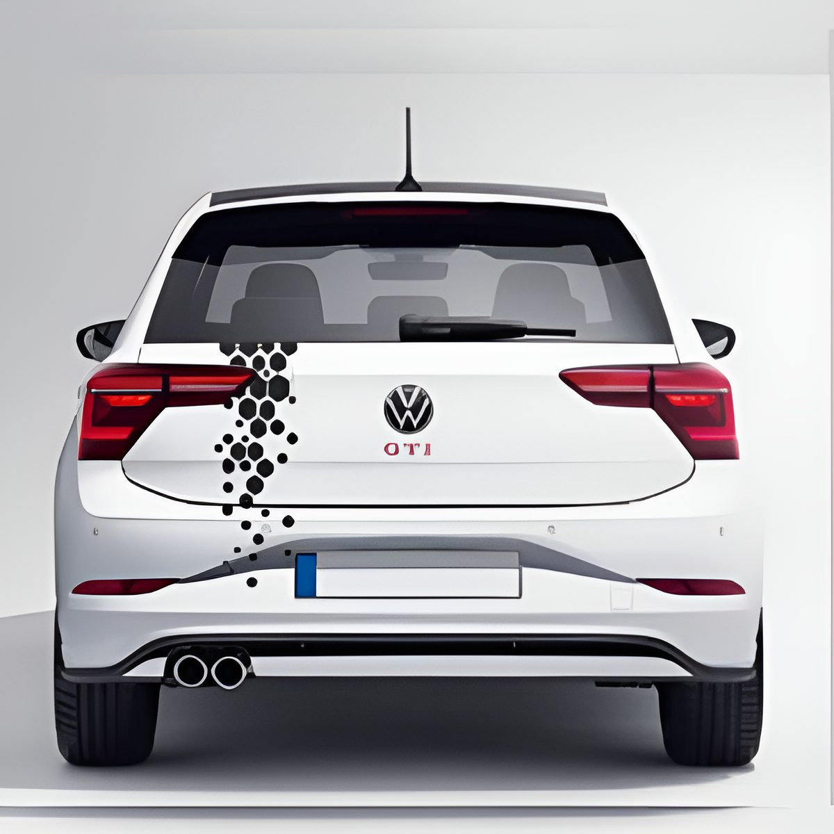 Motorik Detailing Rear Diggi Decals Dotted for all Cars