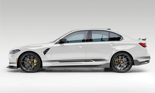 Motorik Black Aerodynamic Side Graphics – for Sedans (Both Side)