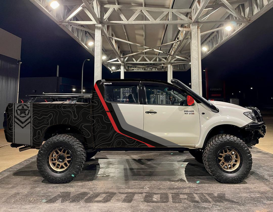 MOTORIK Topographic SUV/XUV Car Side Graphics (Both Sides)