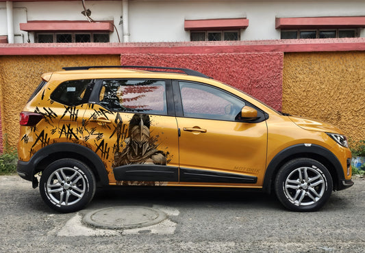 Motorik WARRIOR Side Graphics for Hatchback Car (both side)