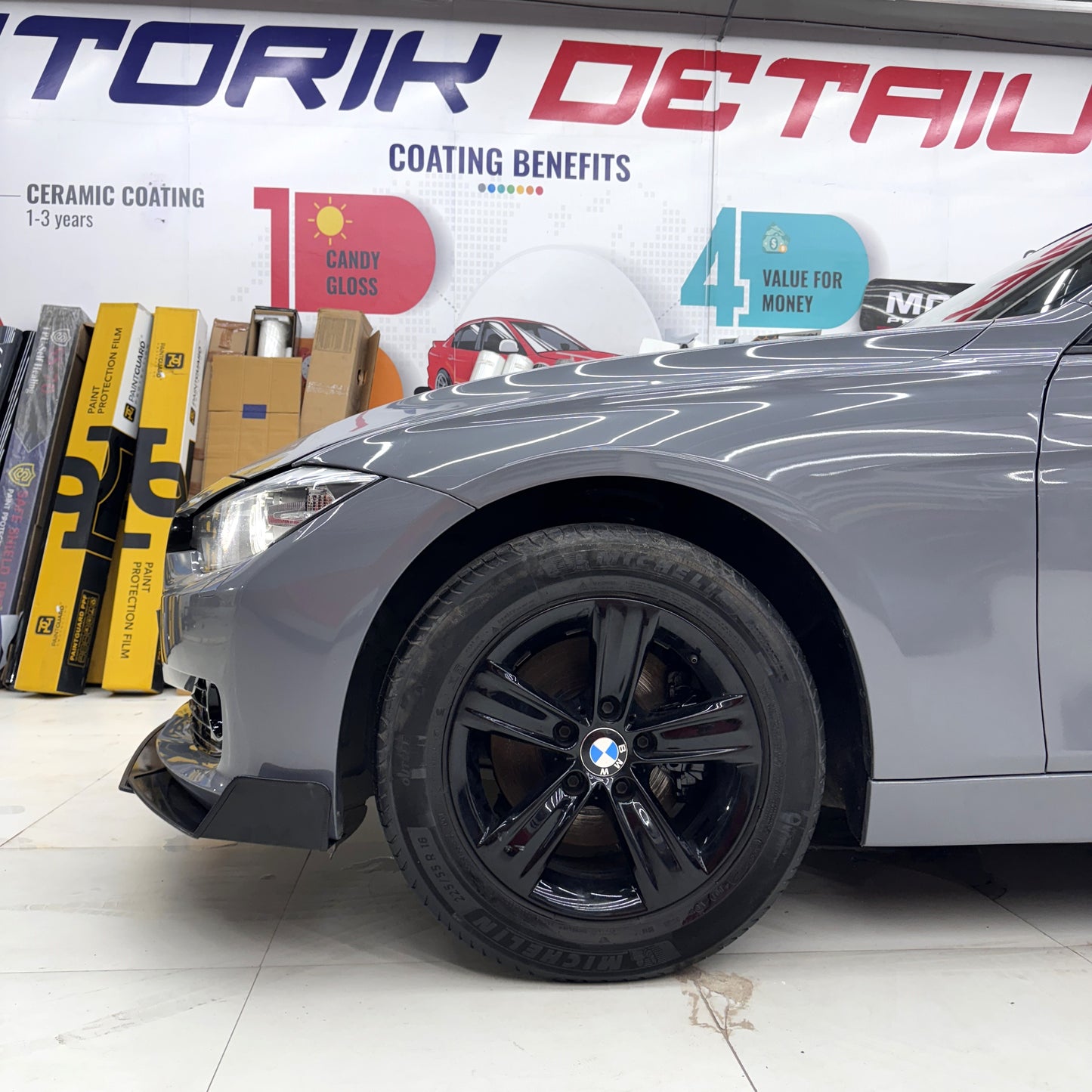 5pcs BMW bumper protectors designed for enhanced vehicle protection and styling