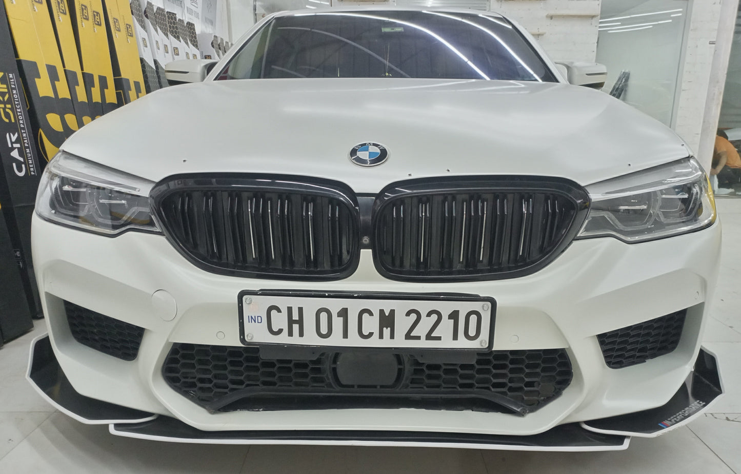 Set of 5 BMW bumper protectors designed for enhanced vehicle protection and styling
