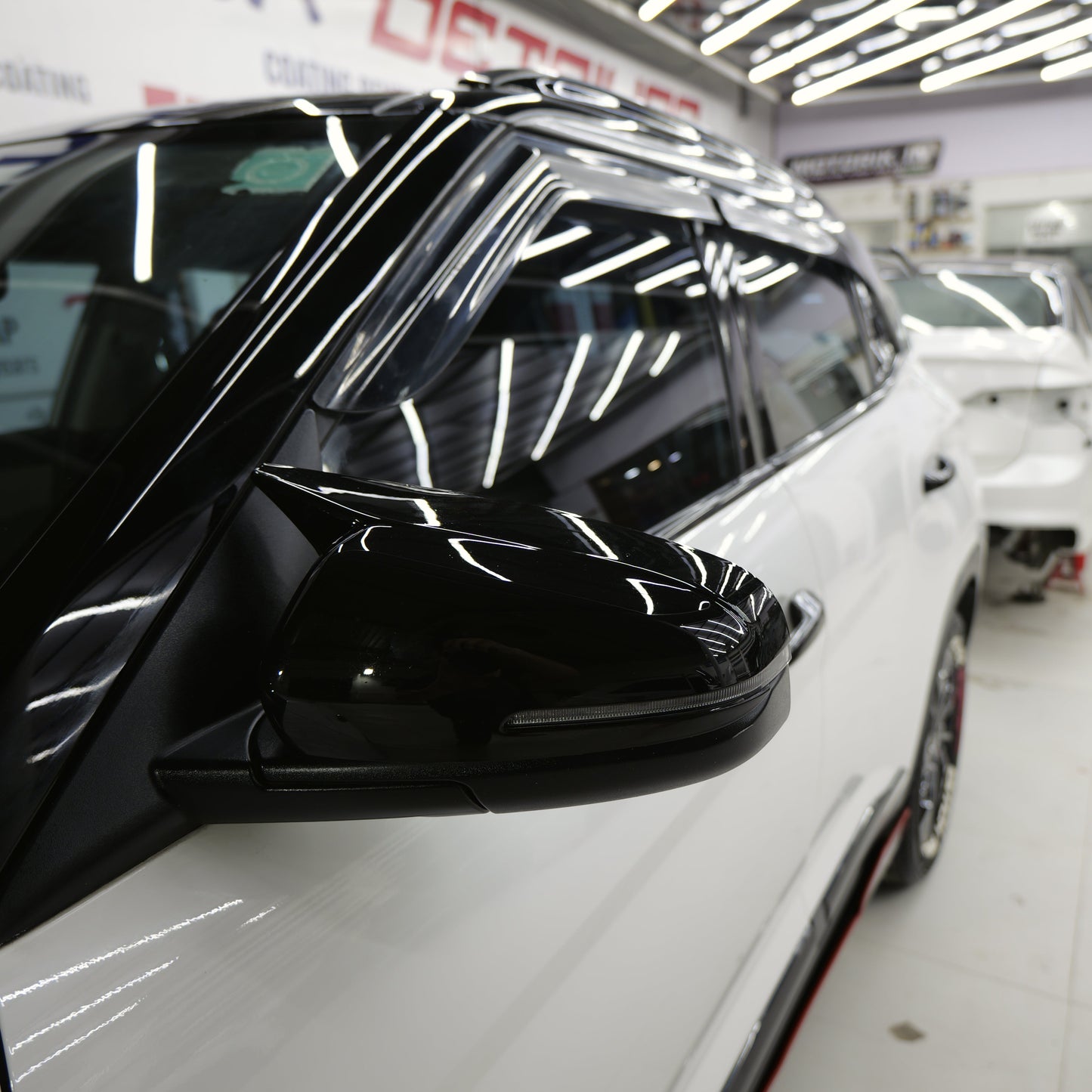 Hyundai Verna 2023 mirror cover in sleek black finish for enhanced vehicle style and protection