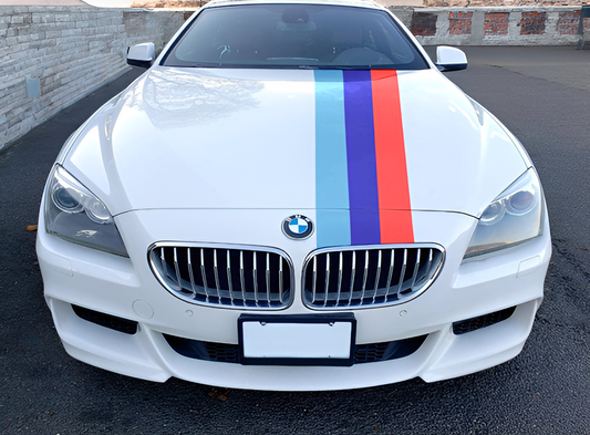 Motorik Tricolor Racing Bonnet Strips Fit for all cars