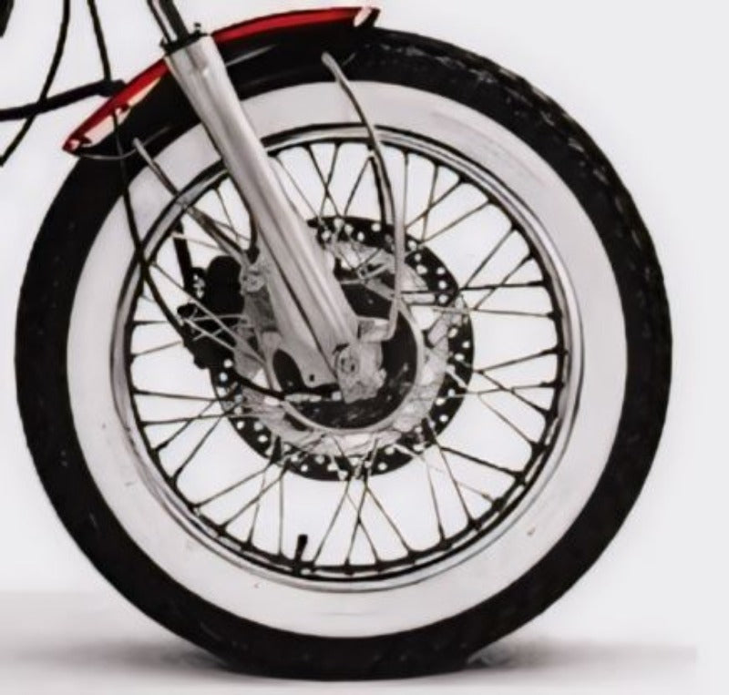 Motorik Detailing bike tyre stickers permanent for enhancing motorcycle wheel style