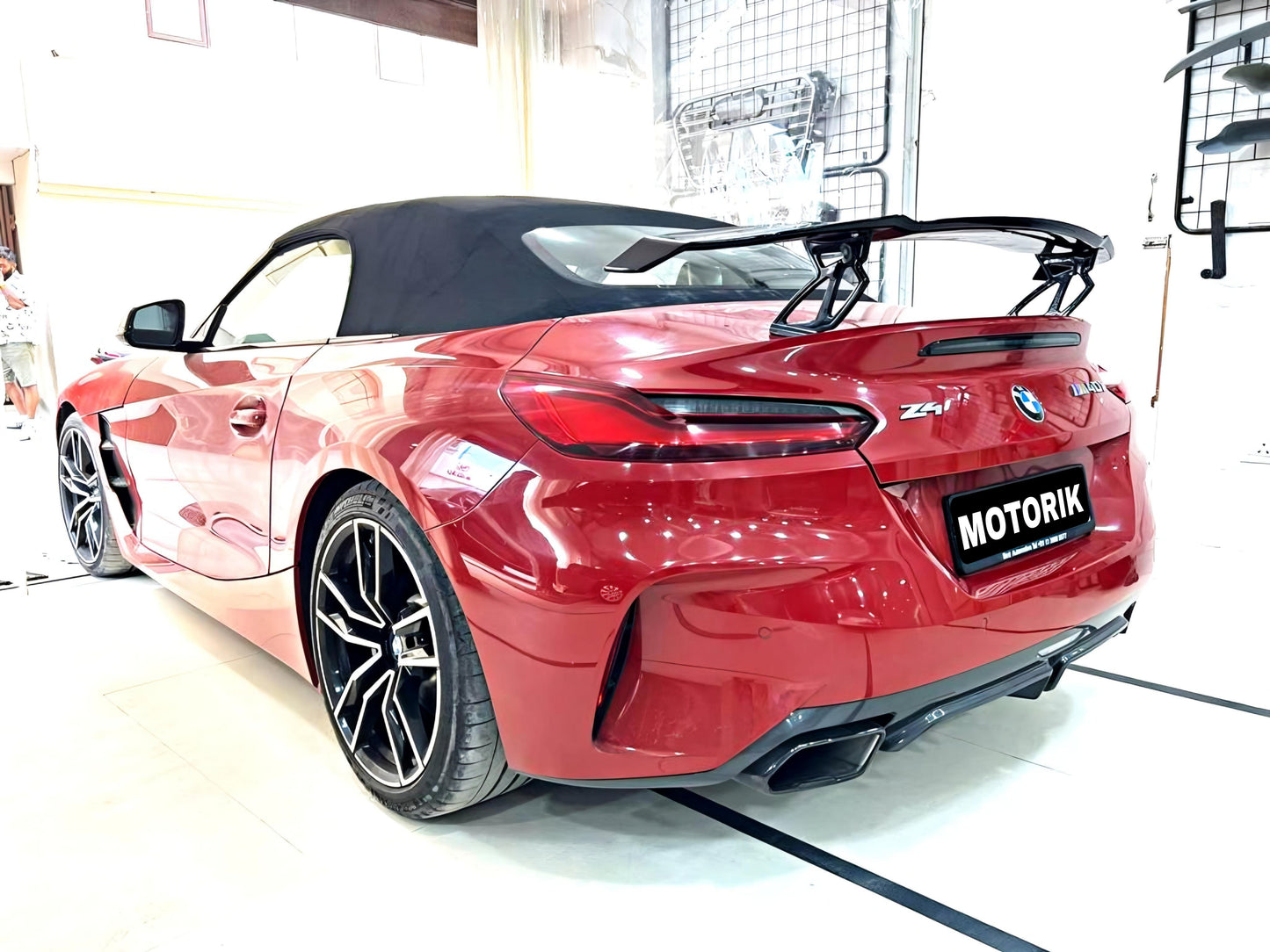 BMW Z4 Convertible with Motorik Detailing Car Spoilers for Sedans enhancing aerodynamics and style