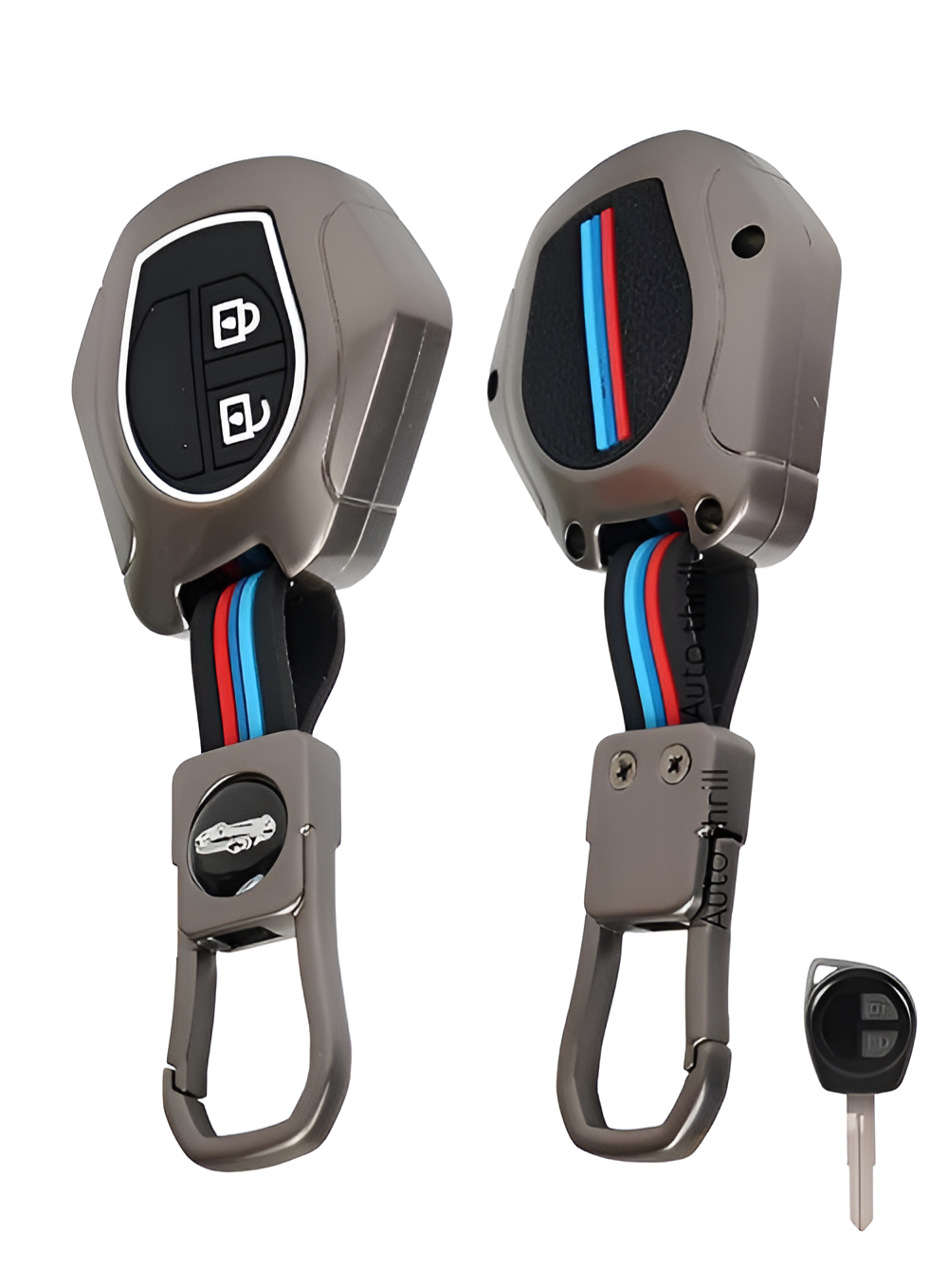 Suzuki key cover metal designed for durability and style with a sleek finish and convenient clip