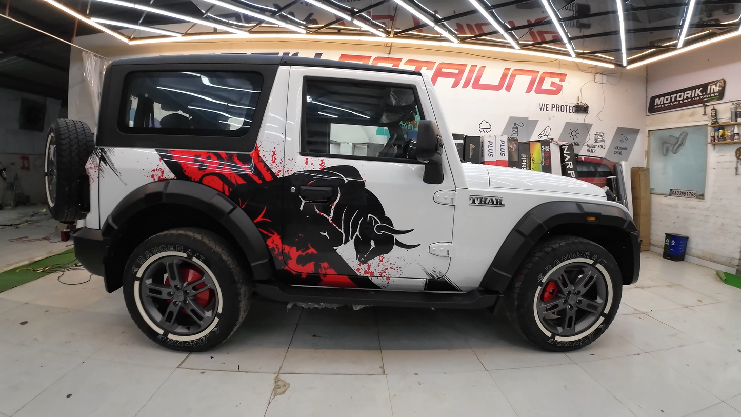 Motorik Bull SUV/XUV Car Side Graphics (Both Sides)