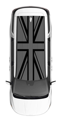 Union Jack car graphic design for a stylish and unique vehicle makeover