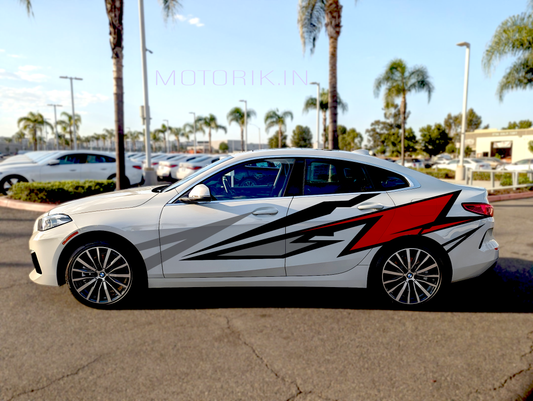 Motorik Z-Type Racing Car Graphic for Sedan Cars (Both Side)