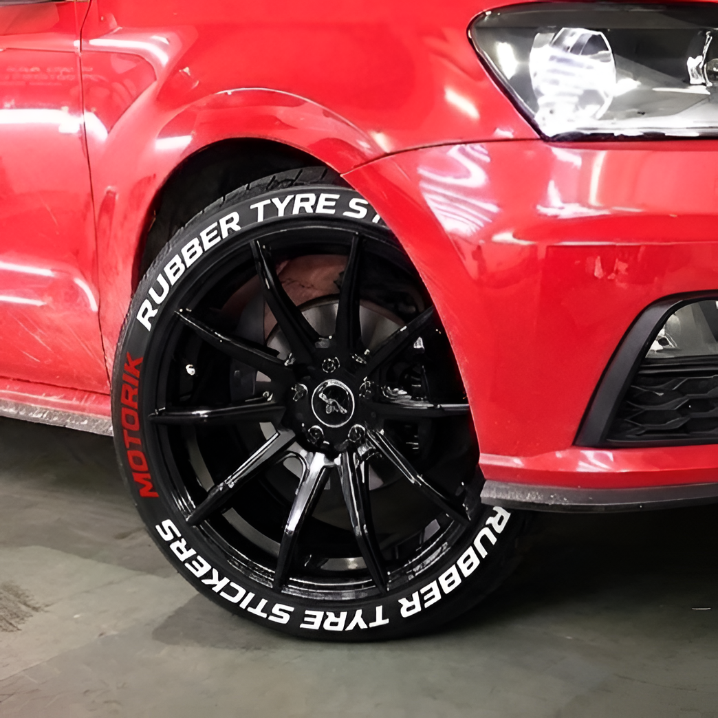 Shop Custom Car Tyre Stickers - Premium Decals | Motorik Detailing