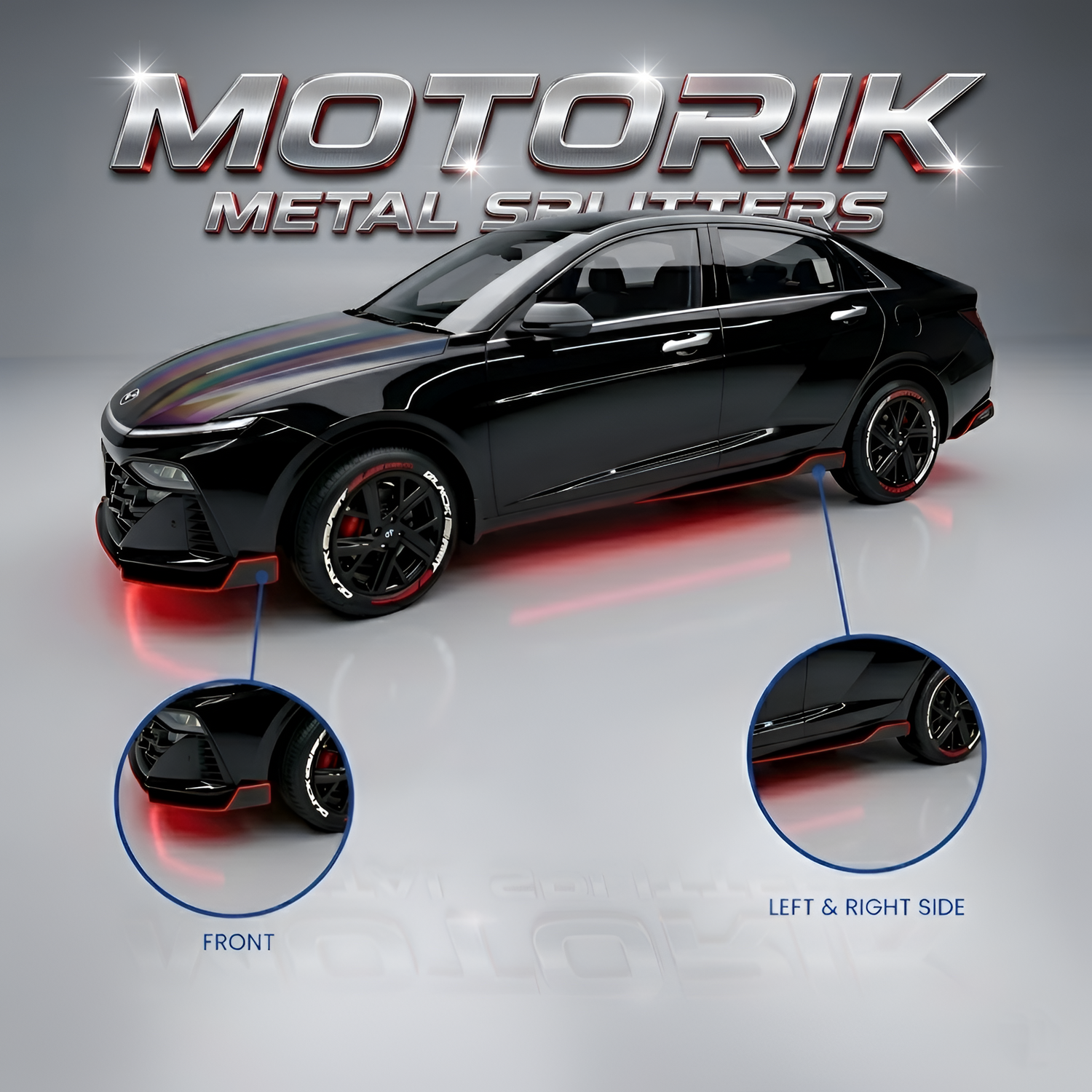 Motorik car bumper protectors online showcasing stylish skirtings and splitters for enhanced vehicle protection