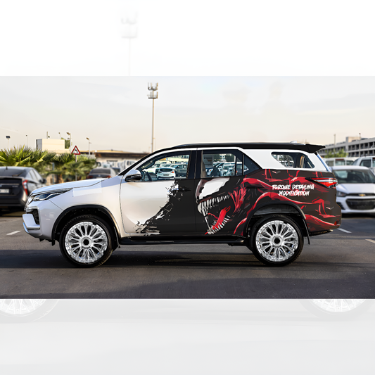 Toyota-Fortuner-graphic Theme SUV Car Side Graphics (Both Sides)