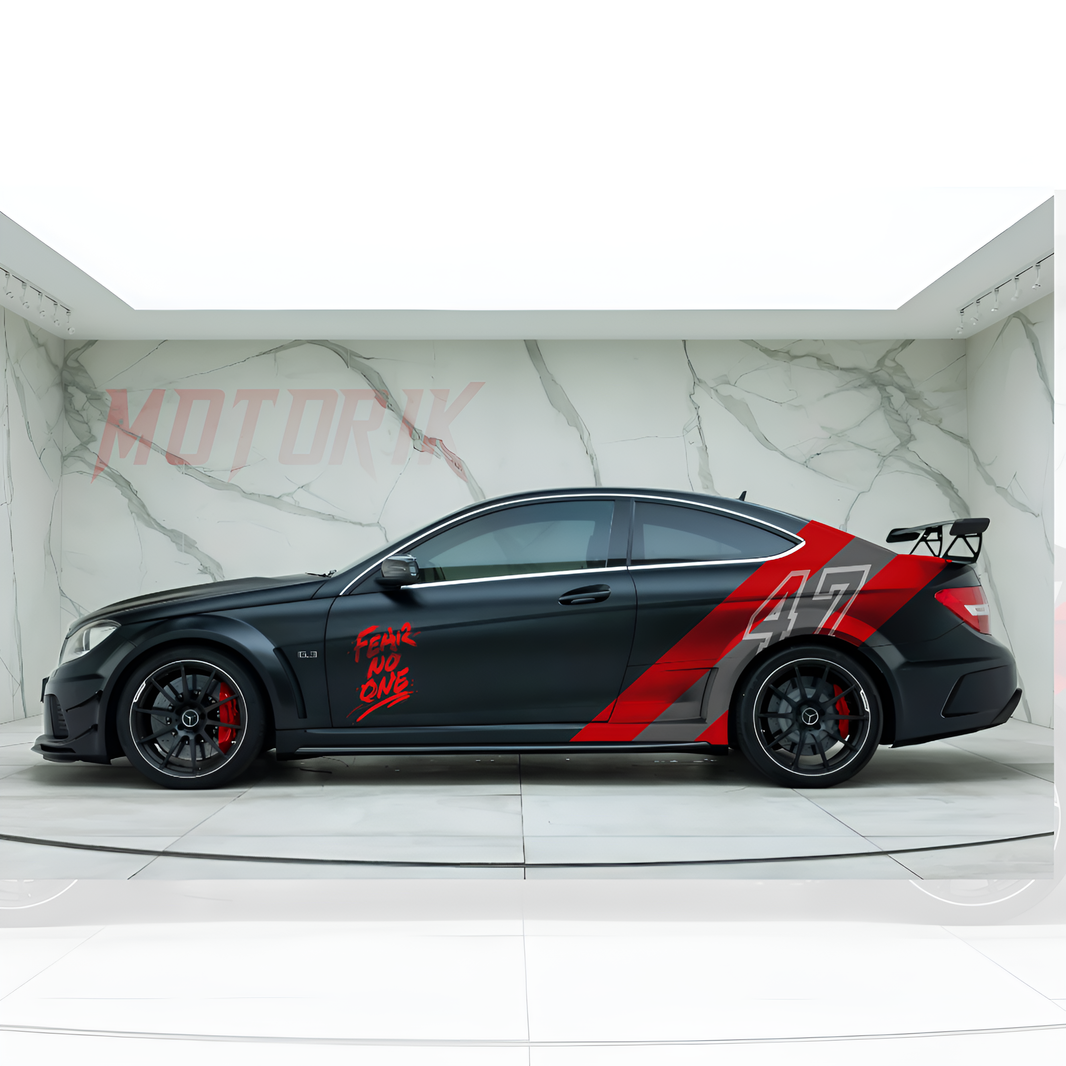 Custom Sedan Car Graphics & Decals for a Bold Look | Motorik Detailing