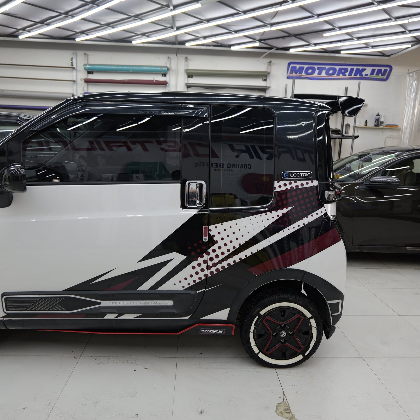 Motorik METAL BUMPER PROTECTORS | Fit For MG Comet | 5Pcs Red ( Front + Sides )