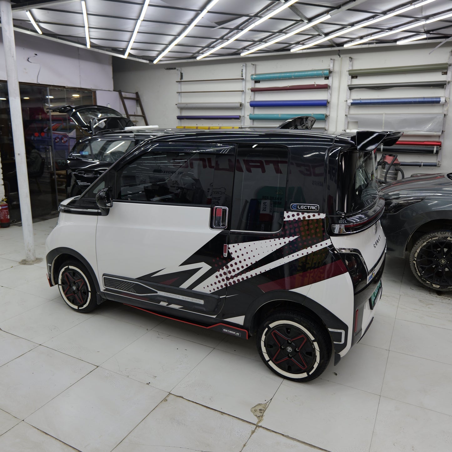 Motorik METAL BUMPER PROTECTORS | Fit For MG Comet | 5Pcs Red ( Front + Sides )