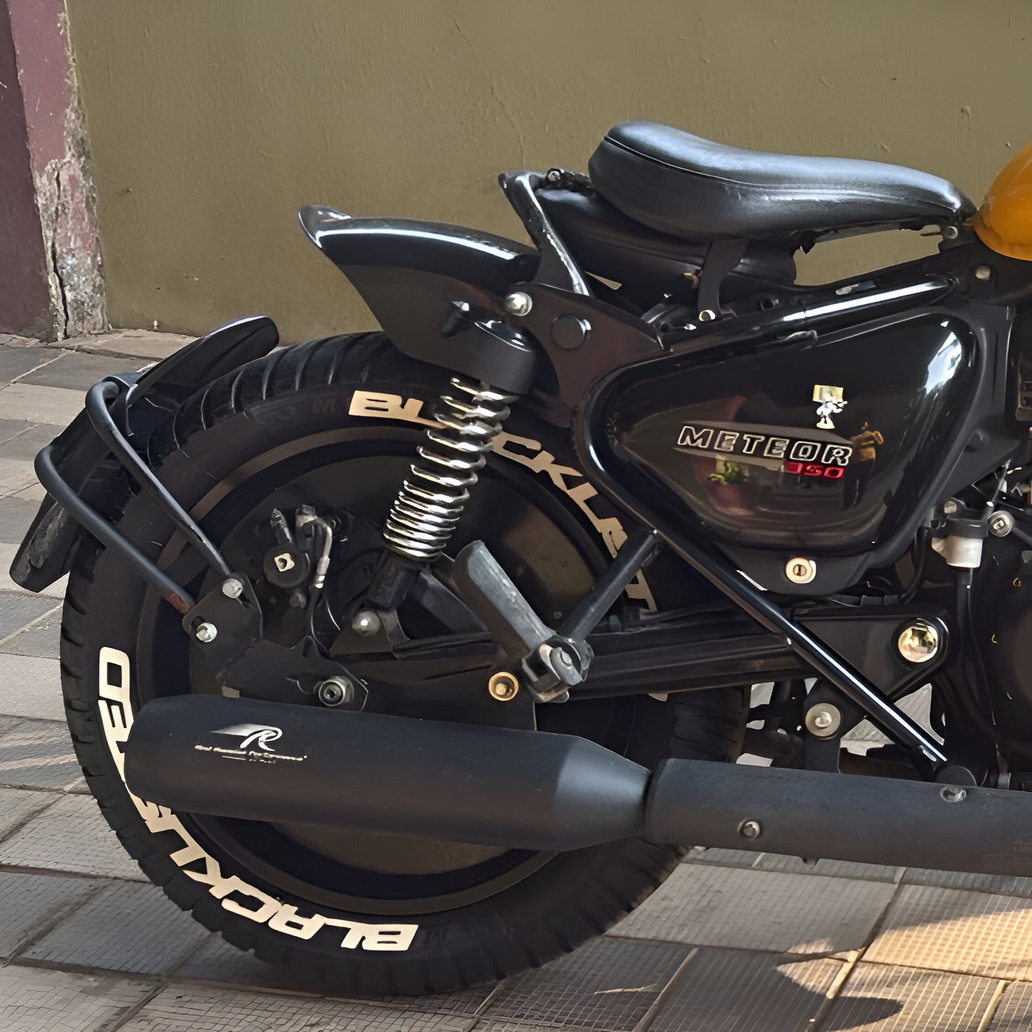 Motorik BLACKLISTED bike Tire Stickers| Fade-Resistant, Waterproof & Durable for (set of 2)