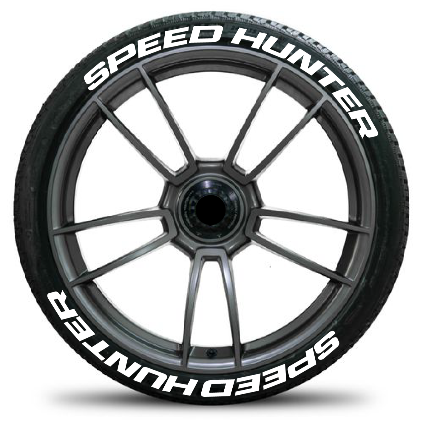 Motorik SPEED HUNTER Tire Stickers | 3D Rubber | 14-20 Inch Wheels | 4 pcs Set