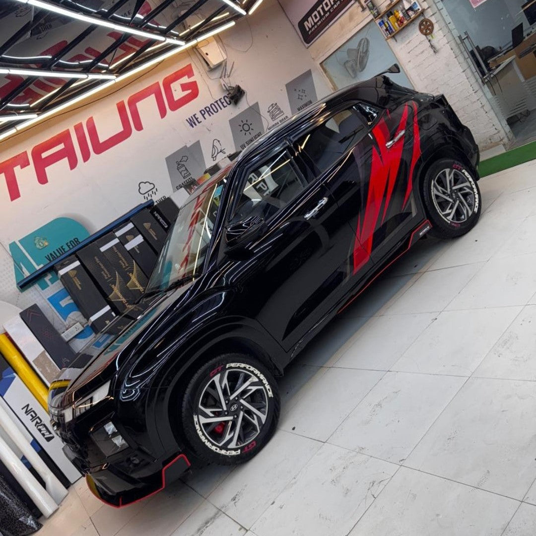 Diamond Cut Car Graphics – Universal Fit & PPF Material | Motorik Detailing