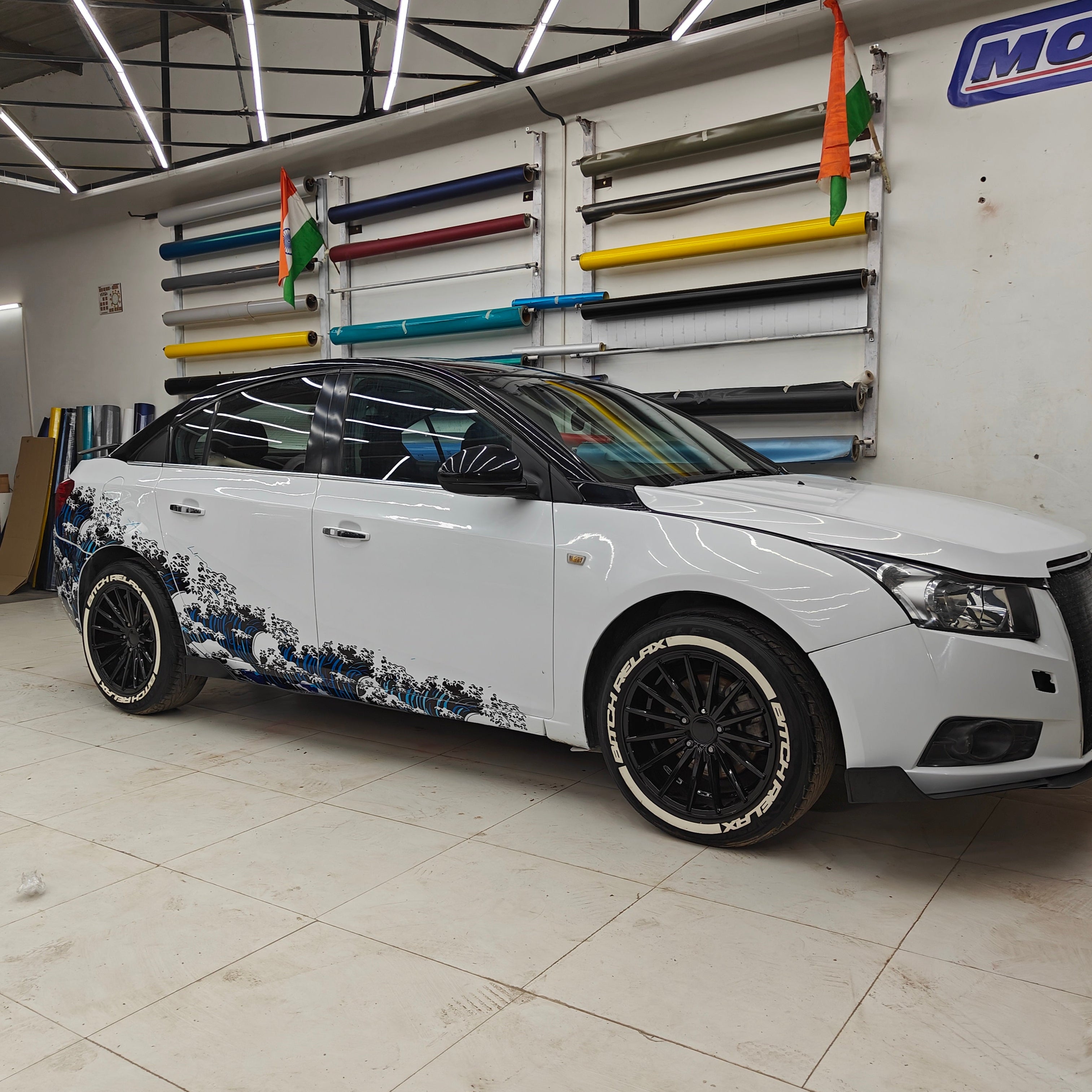 Custom Sedan Car Graphics & Decals for a Bold Look | Motorik Detailing