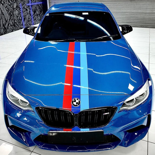 Motorik Tricolor Racing Bonnet Strips Fit for all cars