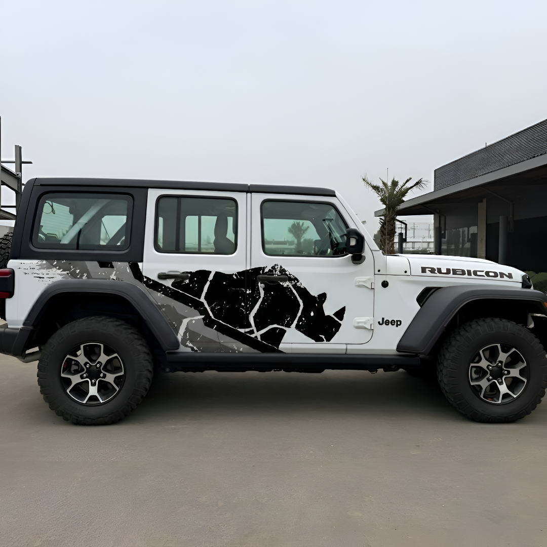 Motorik Rhino Power SUV/XUV Car Side Graphics (Both Sides)