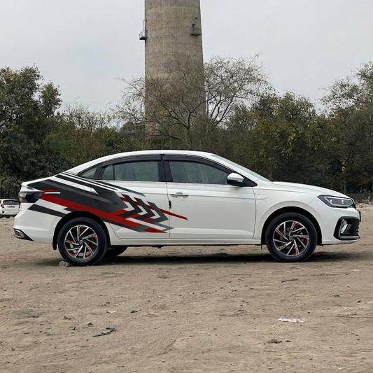 Motorik Arrow Theme Car Graphic for Sedan Cars (Both Side)