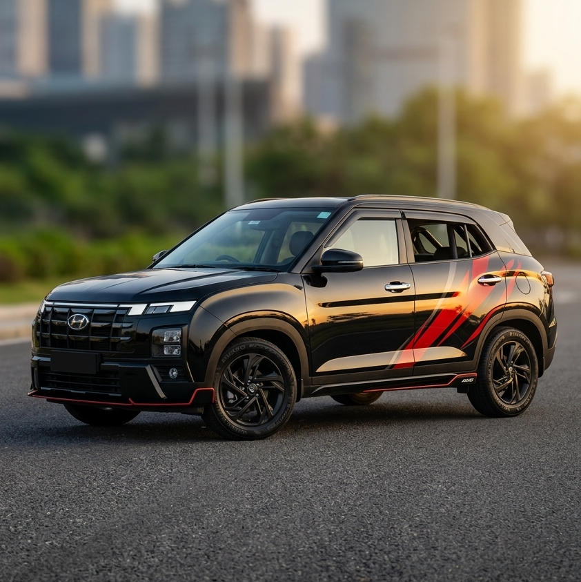 MOTORIK abstract Theme Sides Graphics Compatible with All Cars (Both Sides)