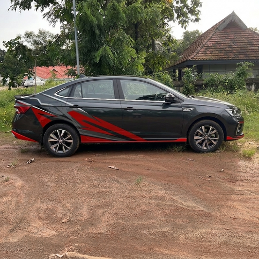 Abstract Car Side Graphics for All Cars (Both Sides)