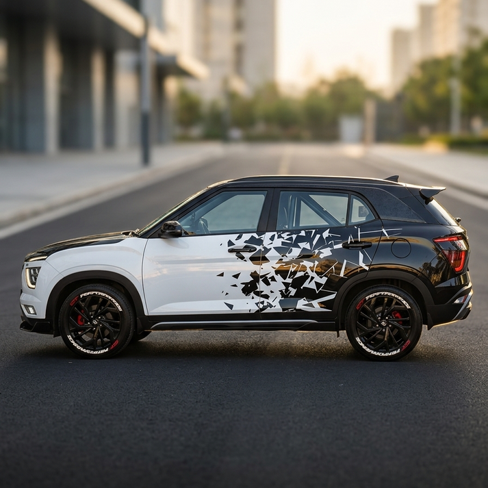 Distortion Car Graphics - Universal Fit & Colour Fading Warranty ...