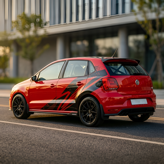 Motorik Abstract Side Car Graphics Compatible for all cars (Both Side)