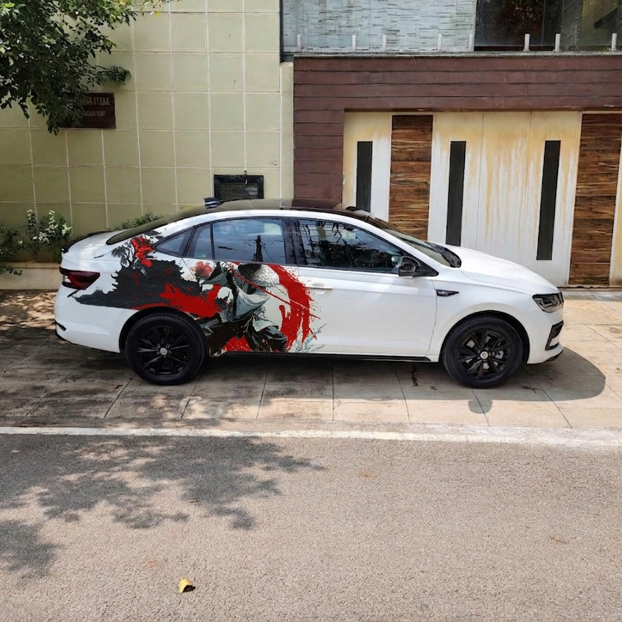 Motorik Ninja Themes Car Sides Graphics for All Cars (Both Sides)