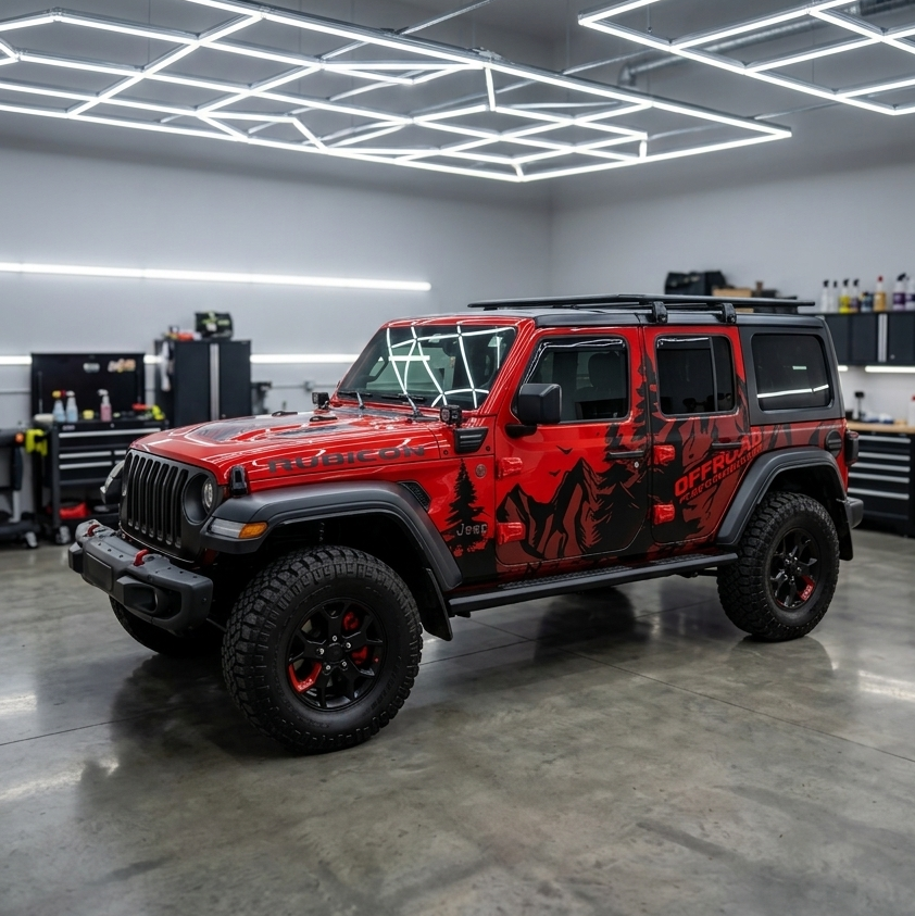 MOTORIK Adventure Theme Graphics For Jeeps SUV/XUV Car Side Graphics (Both Sides)