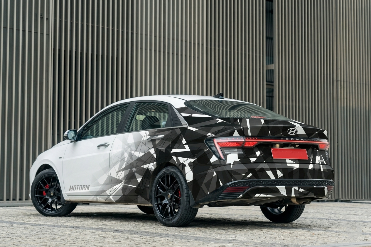 Gray Shades Crystal Sides & Rear Car Graphics for All Cars (Both Sides and Rear)