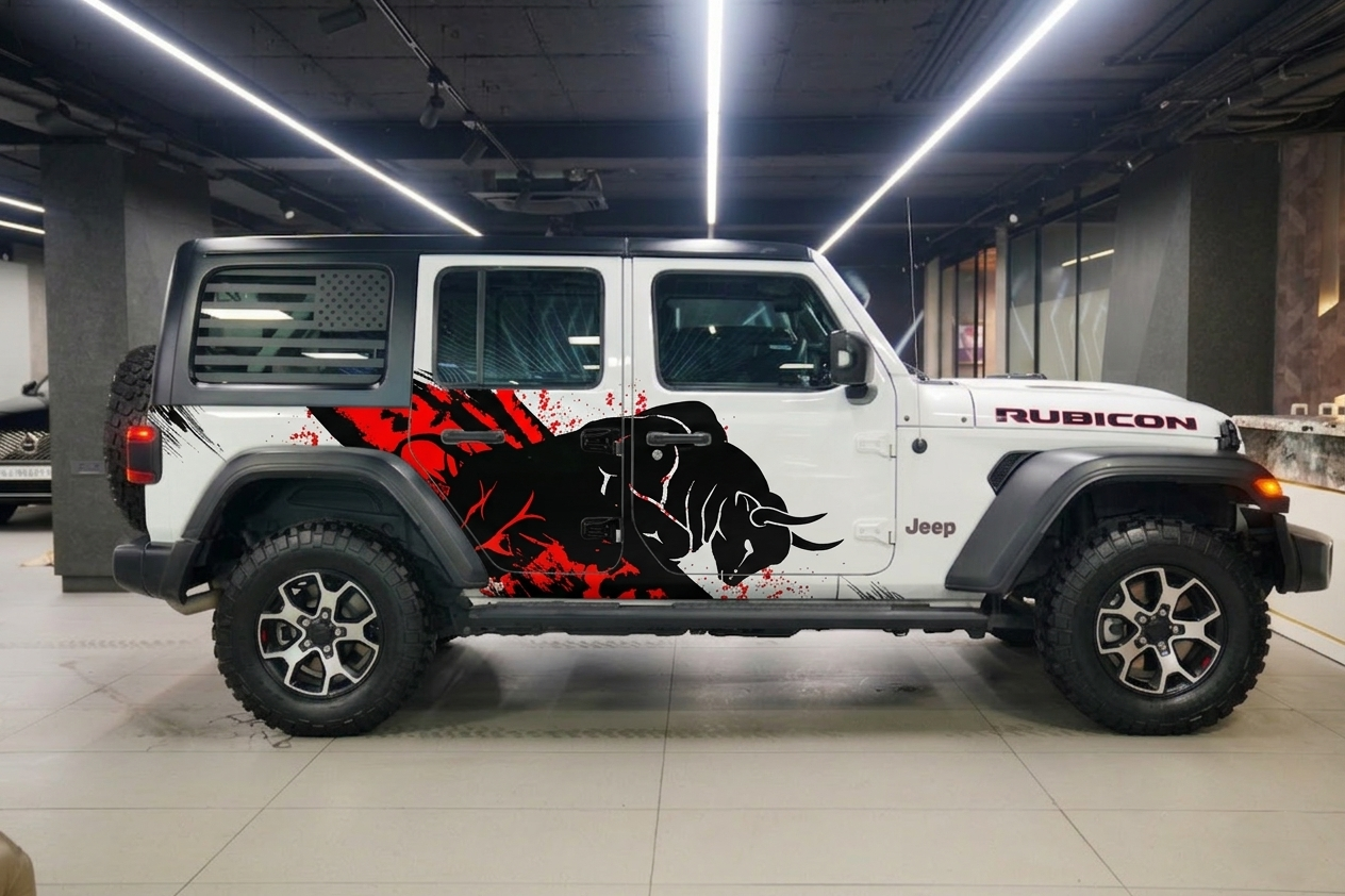 Motorik Bull SUV/XUV Car Side Graphics (Both Sides)