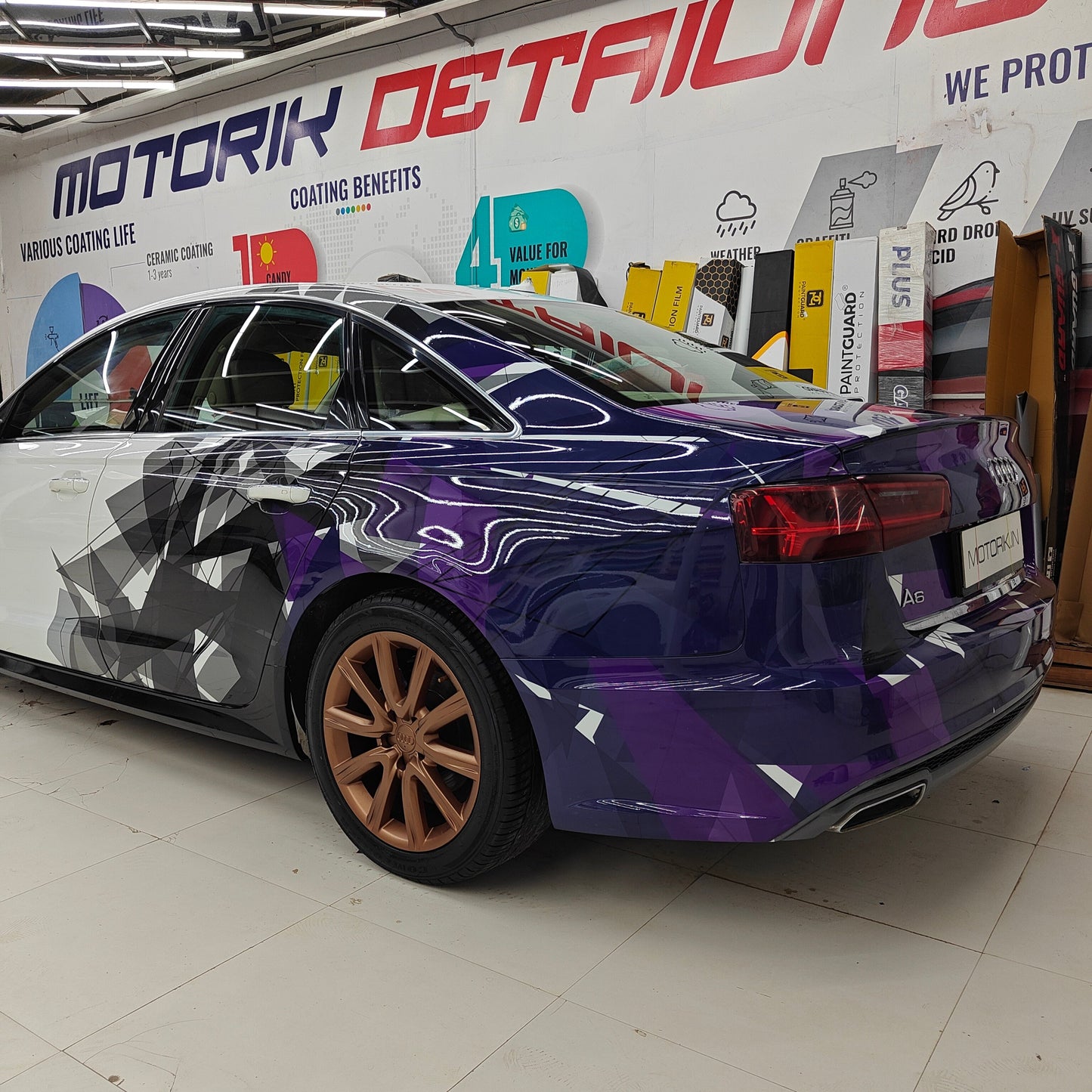 motorik Side & Rear Crystal Graphics For All Cars (Both Side and Rear)