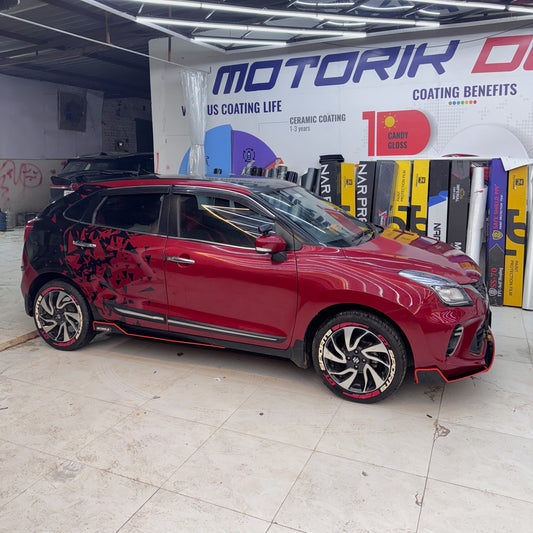 MOTORIK Particle Distortion Graphics Compatible with All Cars (Both Sides)