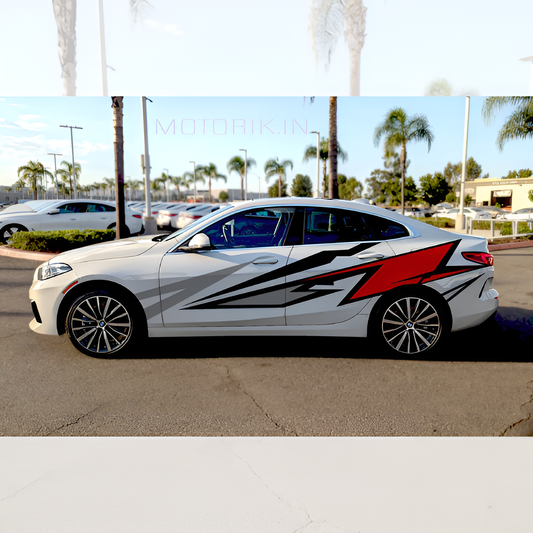Motorik Z-Type Racing Car Graphic for Sedan Cars (Both Side)